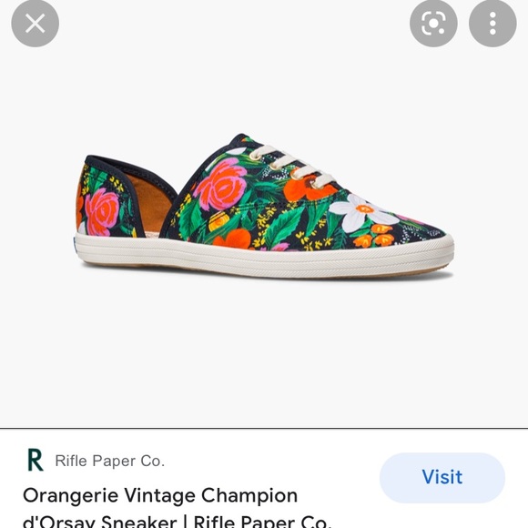 Orangerie Vintage Champion d'Orsay Sneaker Rifle Paper Co. x Keds - Picture 7 of 7